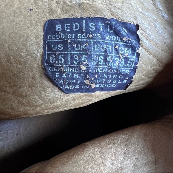 Bed Stu Arcane Boots Womens Sz 6.5 Gray Leather Ankle Zip Ruched Distressed Boho - Picture 6 of 15